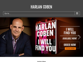 'harlancoben.com' screenshot