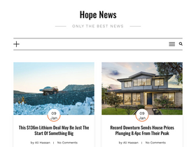 'hopnews.xyz' screenshot