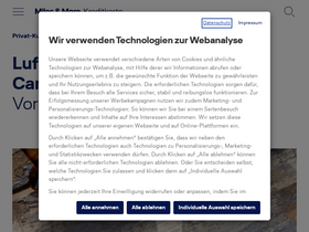 'miles-and-more-kreditkarte.com' screenshot