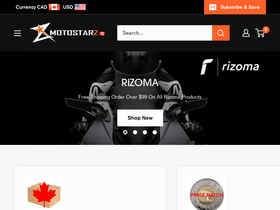 'motostarz.ca' screenshot