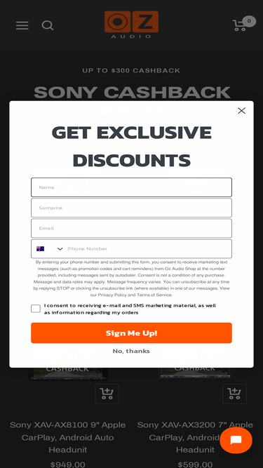 ozaudioshop.com