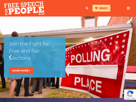 'freespeechforpeople.org' screenshot