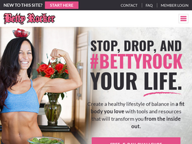 'thebettyrocker.com' screenshot