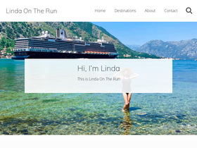 'lindaontherun.com' screenshot
