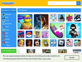'gameappsdownload.com' screenshot