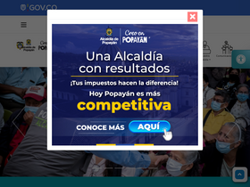 'popayan.gov.co' screenshot