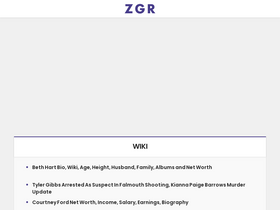 'zgr.net' screenshot