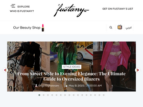 'fustany.com' screenshot