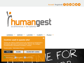 'humangest.it' screenshot
