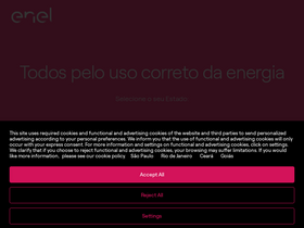 'eneldistribuicao.com.br' screenshot