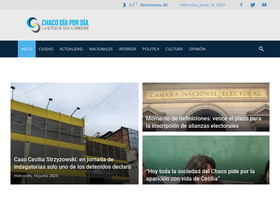 'chacodiapordia.com' screenshot