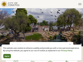 'cerritos.us' screenshot