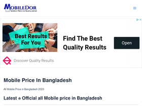 'mobiledor.com' screenshot