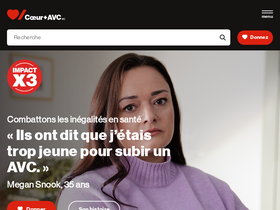 'coeuretavc.ca' screenshot