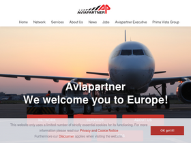 'aviapartner.aero' screenshot
