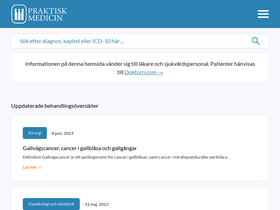 'praktiskmedicin.se' screenshot