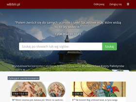 'wbiblii.pl' screenshot