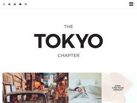 'thetokyochapter.com' screenshot