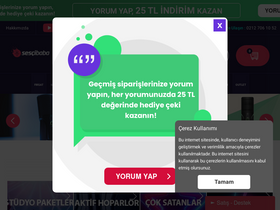 'sescibaba.com' screenshot