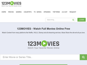 '123movies.co' screenshot