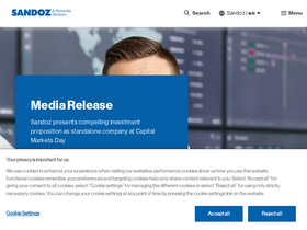 'sandoz.com' screenshot