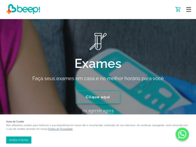 'beepsaude.com.br' screenshot