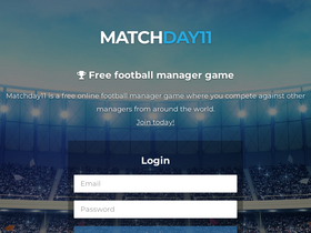 'matchday11.net' screenshot