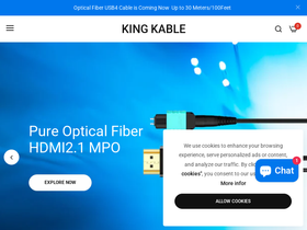 kingkabletech.com homepage screenshot