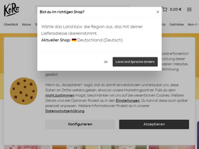 'korodrogerie.de' screenshot