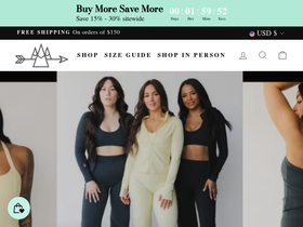 bareactivewear.com homepage screenshot