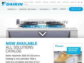 'daikinapplied.com' screenshot