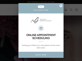 maciasdermatology.com homepage screenshot