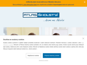 'atlasskolstvi.cz' screenshot