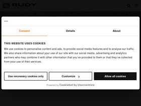 'rudyproject.com' screenshot