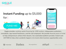 'gigglefinance.com' screenshot