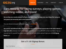 'gg2u.org' screenshot