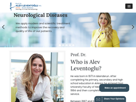 'alevleventoglu.com' screenshot