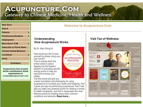 'acupuncture.com' screenshot