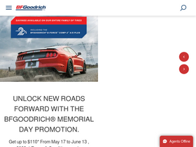 'bfgoodrichtires.com' screenshot