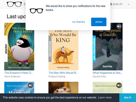 'english-e-reader.net' screenshot