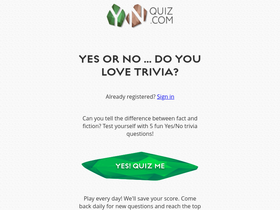 'ynquiz.com' screenshot