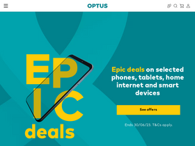 'optus.com.au' screenshot