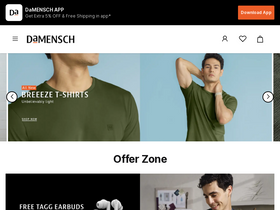 'damensch.com' screenshot