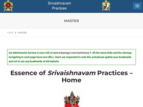 'trsiyengar.com' screenshot