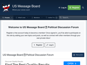 'usmessageboard.com' screenshot