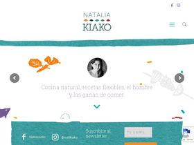 'nataliakiako.com.ar' screenshot