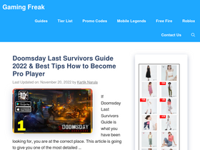 'gamingfreak.in' screenshot