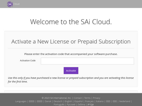 'saicloud.com' screenshot