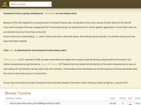 'kickasstorrents.pw' screenshot