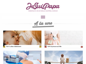 'je-suis-papa.com' screenshot